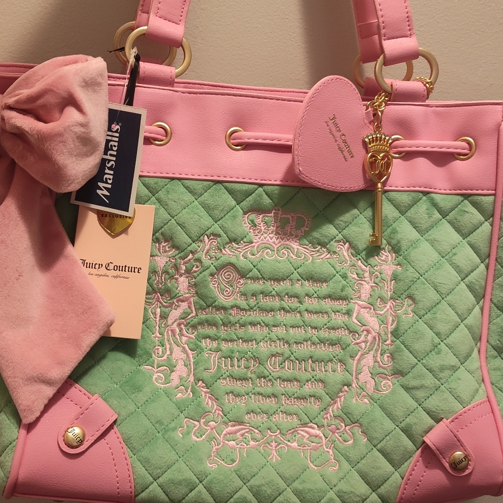 Juicy Couture Pink and Green Tale Daydreamer